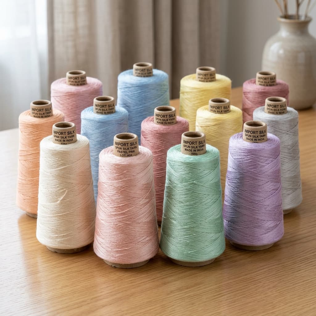 Imported Spun Silk Yarn