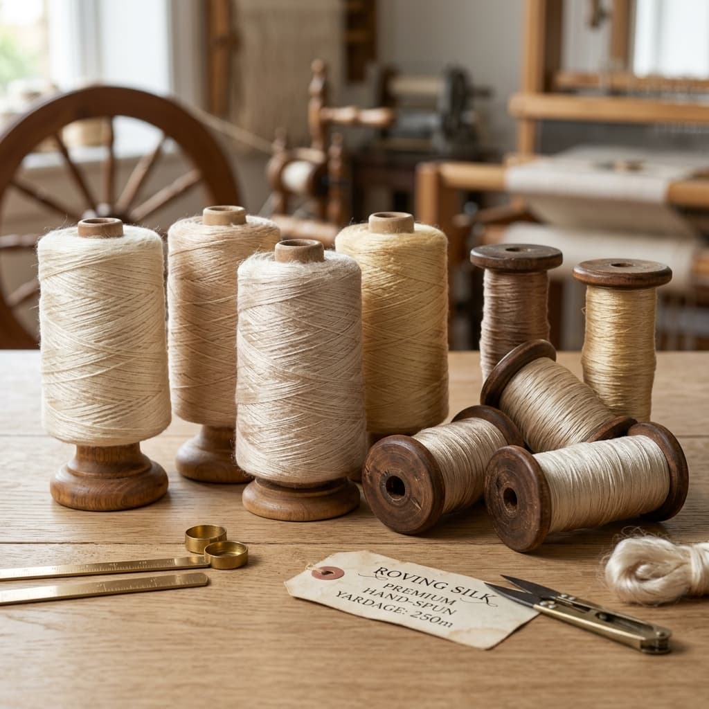 Roving Spun Silk Yarn